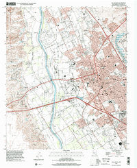 Las Cruces New Mexico Historical topographic map, 1:24000 scale, 7.5 X 7.5 Minute, Year 1996
