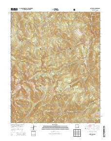 Latir Peak New Mexico Current topographic map, 1:24000 scale, 7.5 X 7.5 Minute, Year 2013