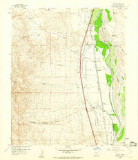 Lemitar New Mexico Historical topographic map, 1:24000 scale, 7.5 X 7.5 Minute, Year 1959