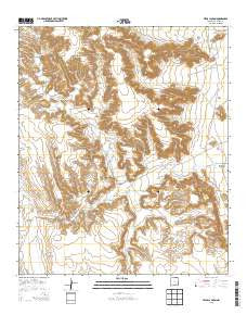 Lewis Canyon New Mexico Historical topographic map, 1:24000 scale, 7.5 X 7.5 Minute, Year 2013