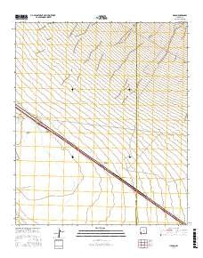 Lisbon New Mexico Current topographic map, 1:24000 scale, 7.5 X 7.5 Minute, Year 2017