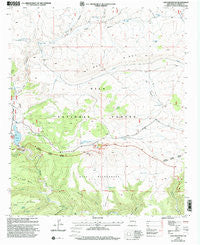Loco Mountain New Mexico Historical topographic map, 1:24000 scale, 7.5 X 7.5 Minute, Year 1999