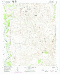 Loma De Las Canas New Mexico Historical topographic map, 1:24000 scale, 7.5 X 7.5 Minute, Year 1959
