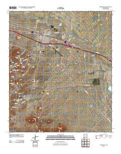 Lordsburg New Mexico Historical topographic map, 1:24000 scale, 7.5 X 7.5 Minute, Year 2010