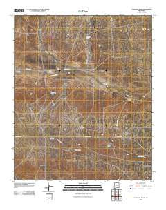 Lovelady Draw New Mexico Historical topographic map, 1:24000 scale, 7.5 X 7.5 Minute, Year 2010