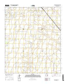 Lovington SE New Mexico Current topographic map, 1:24000 scale, 7.5 X 7.5 Minute, Year 2017
