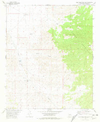 Luera Mountains West New Mexico Historical topographic map, 1:24000 scale, 7.5 X 7.5 Minute, Year 1981