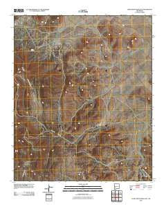 Luera Mountains East New Mexico Historical topographic map, 1:24000 scale, 7.5 X 7.5 Minute, Year 2010