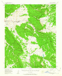Lumberton New Mexico Historical topographic map, 1:62500 scale, 15 X 15 Minute, Year 1955