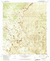 Lumley Lake NW New Mexico Historical topographic map, 1:24000 scale, 7.5 X 7.5 Minute, Year 1982