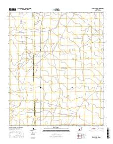 Lumley Lake NE New Mexico Current topographic map, 1:24000 scale, 7.5 X 7.5 Minute, Year 2017