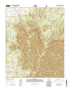 Madre Mountain New Mexico Historical topographic map, 1:24000 scale, 7.5 X 7.5 Minute, Year 2013