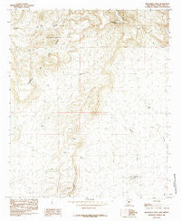 Magdalena Peak New Mexico Historical topographic map, 1:24000 scale, 7.5 X 7.5 Minute, Year 1985