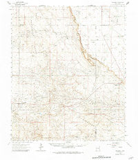 Maljamar New Mexico Historical topographic map, 1:62500 scale, 15 X 15 Minute, Year 1963