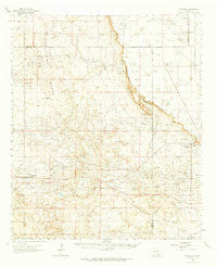 Maljamar New Mexico Historical topographic map, 1:62500 scale, 15 X 15 Minute, Year 1963