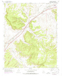 Manuelito New Mexico Historical topographic map, 1:24000 scale, 7.5 X 7.5 Minute, Year 1963