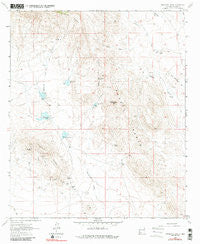 Massacre Peak New Mexico Historical topographic map, 1:24000 scale, 7.5 X 7.5 Minute, Year 1964