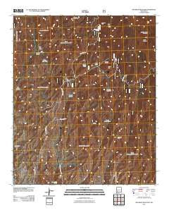 Maverick Mountain New Mexico Historical topographic map, 1:24000 scale, 7.5 X 7.5 Minute, Year 2011