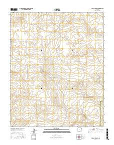 McCloy Ranch New Mexico Current topographic map, 1:24000 scale, 7.5 X 7.5 Minute, Year 2017