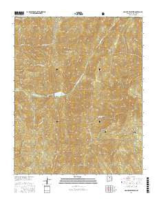 McClure Reservoir New Mexico Current topographic map, 1:24000 scale, 7.5 X 7.5 Minute, Year 2017