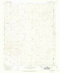 Mc Carty Ranch New Mexico Historical topographic map, 1:24000 scale, 7.5 X 7.5 Minute, Year 1966