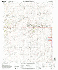 Mc Laughlin Bridge New Mexico Historical topographic map, 1:24000 scale, 7.5 X 7.5 Minute, Year 1998