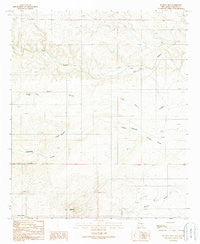 Meadow Hill New Mexico Historical topographic map, 1:24000 scale, 7.5 X 7.5 Minute, Year 1989