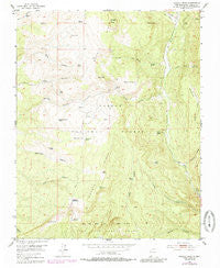 Mogote Peak New Mexico Historical topographic map, 1:24000 scale, 7.5 X 7.5 Minute, Year 1953