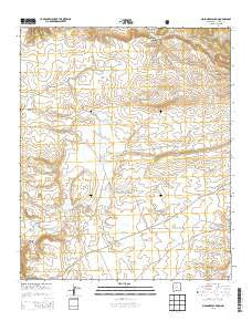 Mojonera Canyon New Mexico Historical topographic map, 1:24000 scale, 7.5 X 7.5 Minute, Year 2013