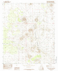 Mount Aden SW New Mexico Historical topographic map, 1:24000 scale, 7.5 X 7.5 Minute, Year 1985