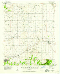 Mountainair New Mexico Historical topographic map, 1:62500 scale, 15 X 15 Minute, Year 1956