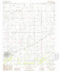 Mountainair New Mexico Historical topographic map, 1:24000 scale, 7.5 X 7.5 Minute, Year 1986