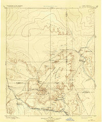 Mt. Taylor New Mexico Historical topographic map, 1:250000 scale, 1 X 1 Degree, Year 1899