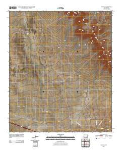 Myndus New Mexico Historical topographic map, 1:24000 scale, 7.5 X 7.5 Minute, Year 2010