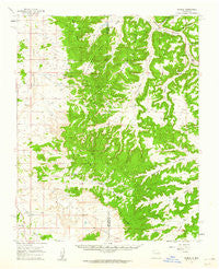 Nageezi New Mexico Historical topographic map, 1:62500 scale, 15 X 15 Minute, Year 1959