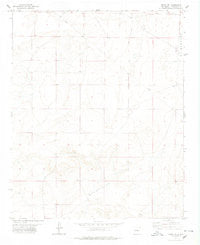 Negra SE New Mexico Historical topographic map, 1:24000 scale, 7.5 X 7.5 Minute, Year 1978