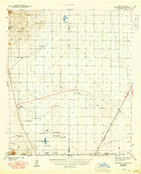 Newman New Mexico Historical topographic map, 1:62500 scale, 15 X 15 Minute, Year 1943