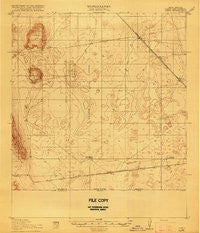 Noria New Mexico Historical topographic map, 1:62500 scale, 15 X 15 Minute, Year 1918