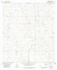 Oil Center New Mexico Historical topographic map, 1:24000 scale, 7.5 X 7.5 Minute, Year 1984