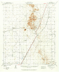 Orogrande New Mexico Historical topographic map, 1:62500 scale, 15 X 15 Minute, Year 1940