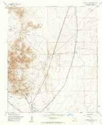 Orogrande North New Mexico Historical topographic map, 1:24000 scale, 7.5 X 7.5 Minute, Year 1955