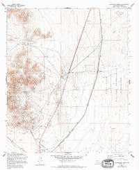 Orogrande North New Mexico Historical topographic map, 1:24000 scale, 7.5 X 7.5 Minute, Year 1955