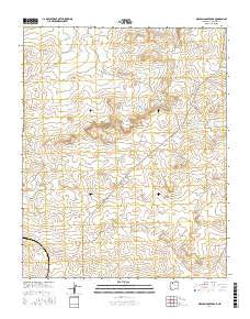 Orphan Annie Rock New Mexico Current topographic map, 1:24000 scale, 7.5 X 7.5 Minute, Year 2017