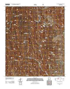P A Mountain New Mexico Historical topographic map, 1:24000 scale, 7.5 X 7.5 Minute, Year 2011