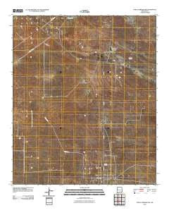 Paduca Breaks NW New Mexico Historical topographic map, 1:24000 scale, 7.5 X 7.5 Minute, Year 2010