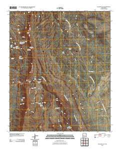 Palomas Gap New Mexico Historical topographic map, 1:24000 scale, 7.5 X 7.5 Minute, Year 2010