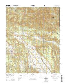 Penasco New Mexico Current topographic map, 1:24000 scale, 7.5 X 7.5 Minute, Year 2013