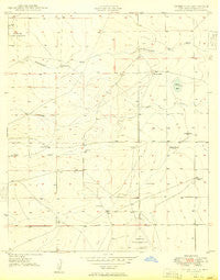 Peters Lake New Mexico Historical topographic map, 1:24000 scale, 7.5 X 7.5 Minute, Year 1949