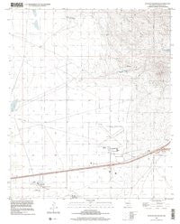 Picacho Mountain New Mexico Historical topographic map, 1:24000 scale, 7.5 X 7.5 Minute, Year 1996