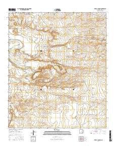 Pierce Canyon New Mexico Current topographic map, 1:24000 scale, 7.5 X 7.5 Minute, Year 2017